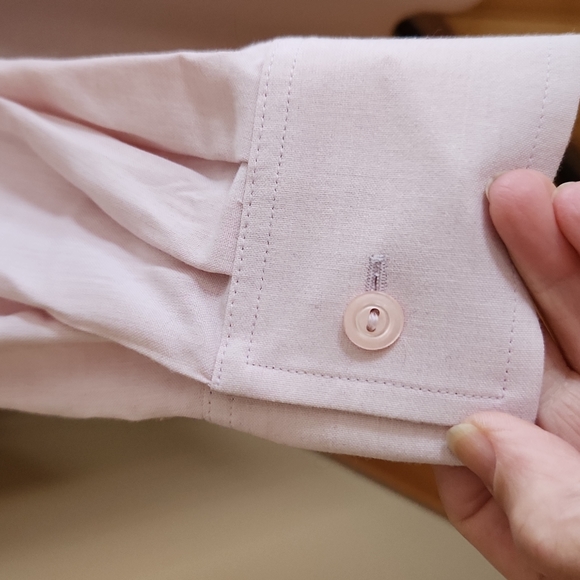 Erfo ,90s ,ladies light pink long sleeved blouse, size 38 - Picture 4 of 12